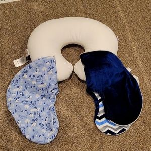 Boppy Pillow + 2 covers